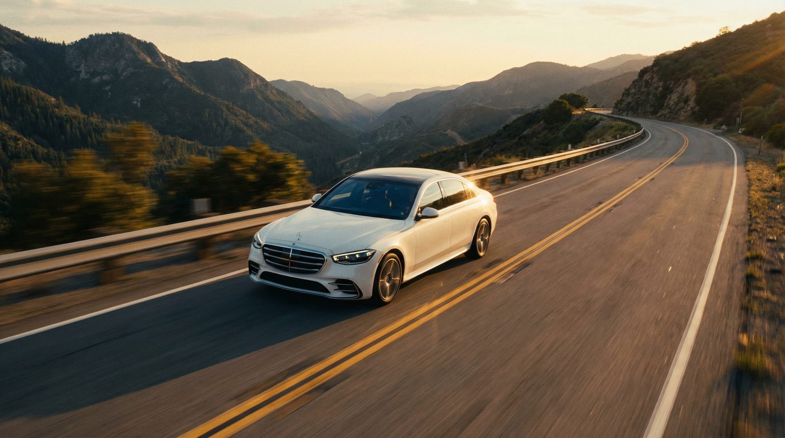 黄色仓库轿车推荐视频 - 公路驾驶体验