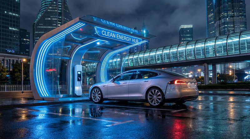 黄色仓库电动车视频